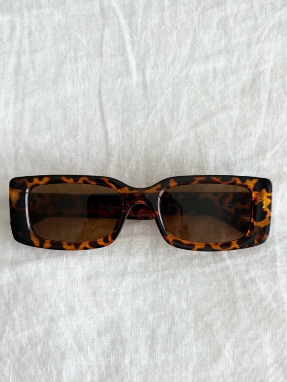 Target Tortoiseshell Rectangular Sunglasses - Brown Lenses